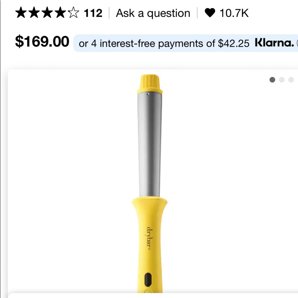 Drybar Curling Iron